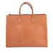 Louis Vuitton On The Go GM Monogram Empreinte Leather in Cognac