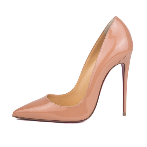 Christian Louboutin So Kate Patent Nude 120mm