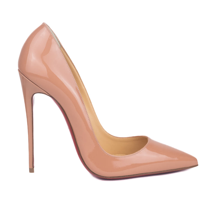 Christian Louboutin So Kate Patent Nude 120mm