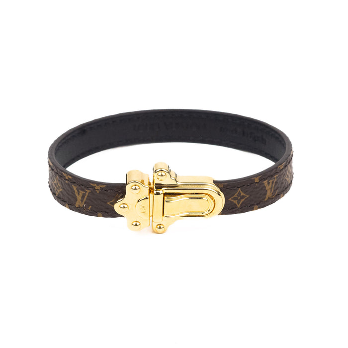 Louis Vuitton LV Trunk Bracelet in Monogram Brown