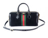 Gucci Ophidia Suede and Leather Top Handle Web Bag