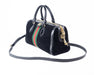 Gucci Ophidia Suede and Leather Top Handle Web Bag