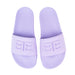 Balenciaga BB Pool Slide Sandals in Purple