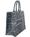 Dior Gray Mizza Embroidery Boot Tote