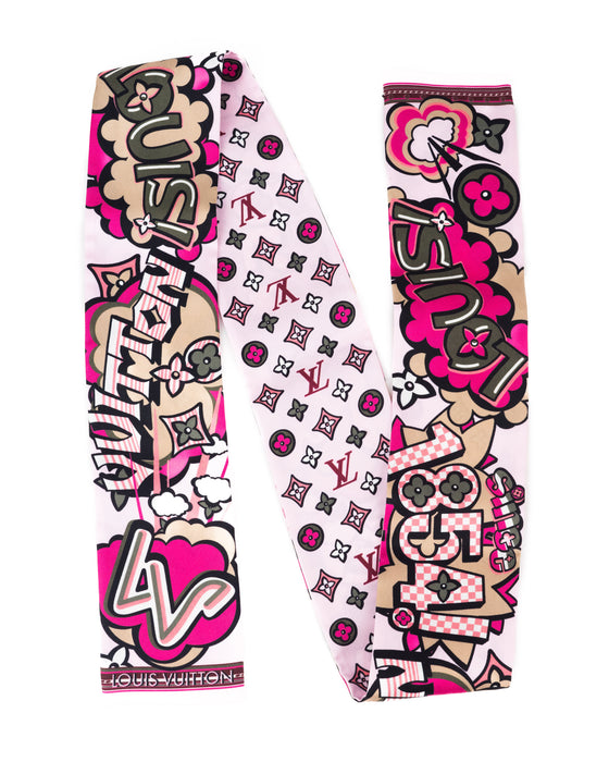 Louis Vuitton Graffiti Bandeau in Pink