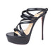 Christian Louboutin Cleissimo Platform Heels in Black