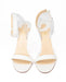 Christian Louboutin Jonatina PVC and White Leather Sandals