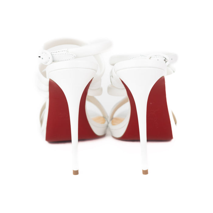 Christian Louboutin Cleissimo Heels in White