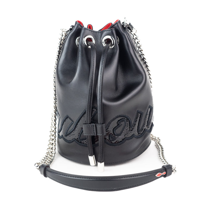 Christian Louboutin Marie Jane Embellished Leather Bucket Bag