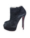 Christian Louboutin Suede Dirdibootie in Black