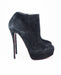 Christian Louboutin Suede Dirdibootie in Black