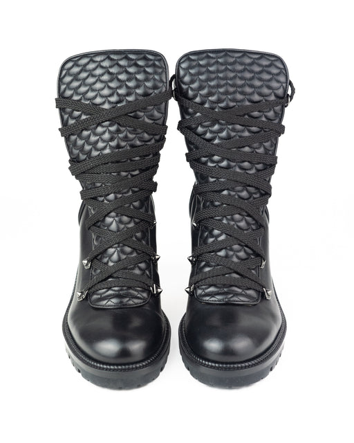 Christian Louboutin Mad Boot in Shiny Black