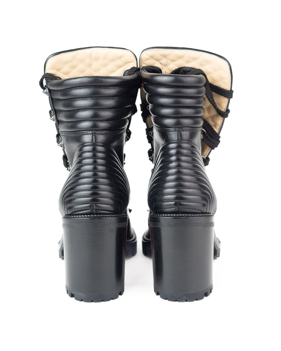 Christian Louboutin Mad Boot in Shiny Black