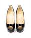 Christian Louboutin Lady Peep Patent Heels in Black