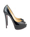Christian Louboutin Lady Peep Patent Heels in Black