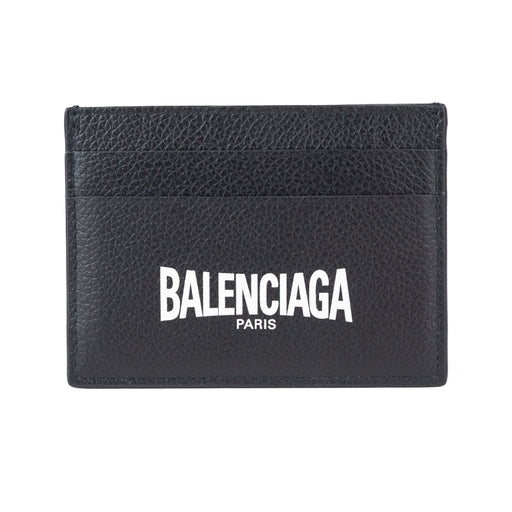 Balenciaga Grained Leather Card Holder