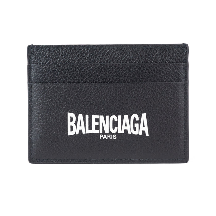 Balenciaga Grained Leather Card Holder