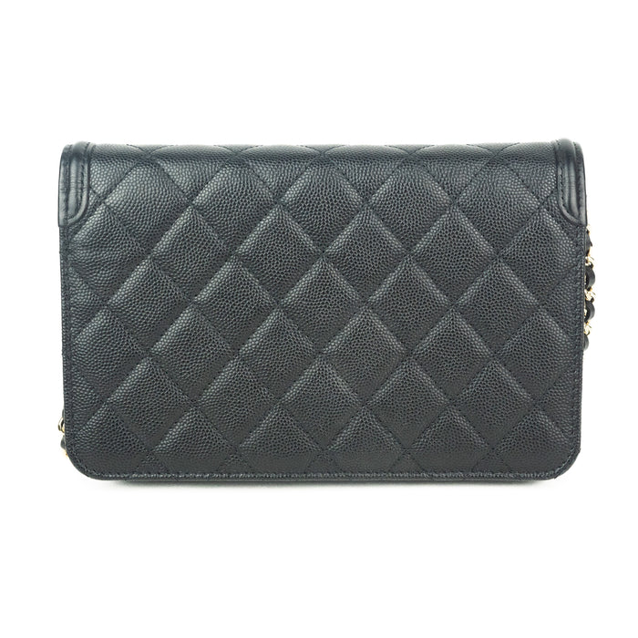 Chanel Wallet on Chain in Black