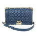 Chanel Caviar Medium Boy Bag in Dark Blue