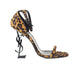 Saint Laurent Calf Hair Leopard Opyum Sandals