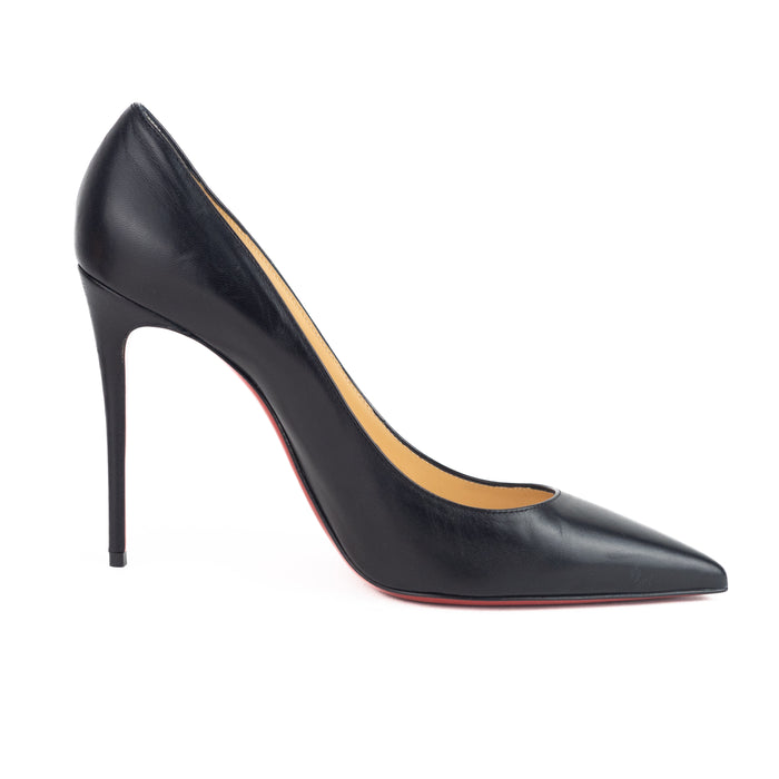 Christian Louboutin Decollete Shiny Nappa Black Heels