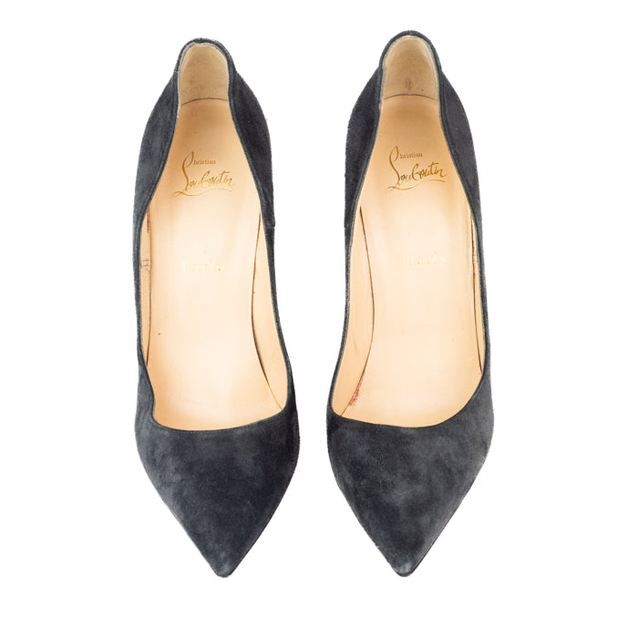 Christian Louboutin Kate Max 100mm Veau Velours Pumps in