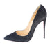 Christian Louboutin So Kate Veau Velour Heels in Black