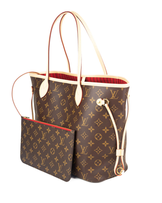 Louis Vuitton Neverfull Monogram MM Cerise