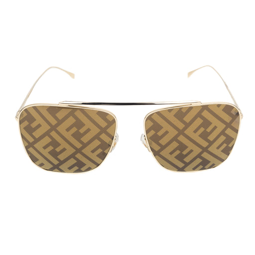 Fendi FF sunglasses Gold/brown
