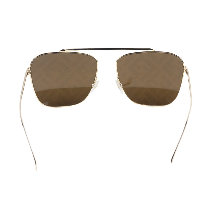 Fendi FF sunglasses Gold/brown