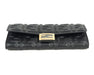 Fendi Continental Wallet on Chain in Black Leather