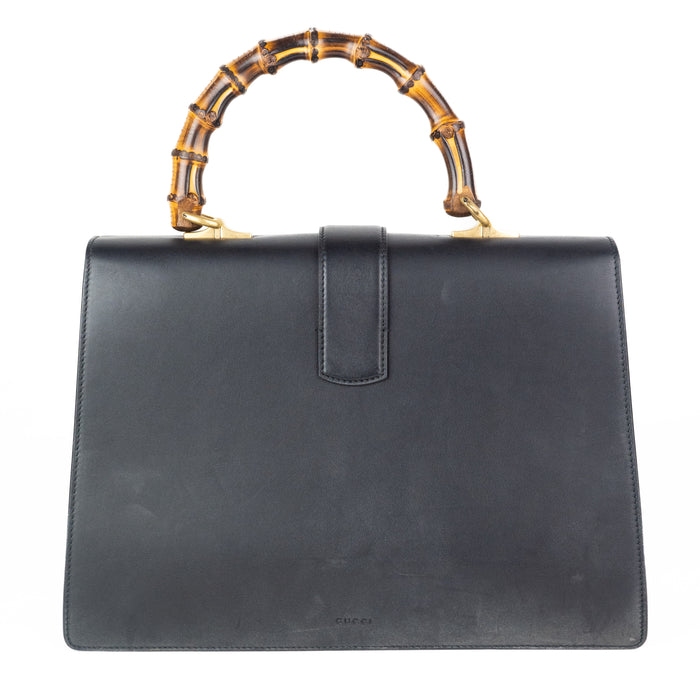 Gucci Large Dionysus Stripped Bamboo Top Handle Bag