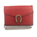 Gucci Dionysus Mini Leather Chain bag in Hibiscus Red 