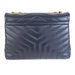 Saint Laurent Medium LouLou Shoulder Bag in Navy