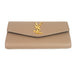 Saint Laurent Uptown Wallet on Chain in Taupe