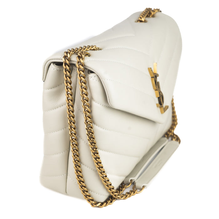 Saint Laurent Small Loulou Matelassé Leather Shoulder Bag
