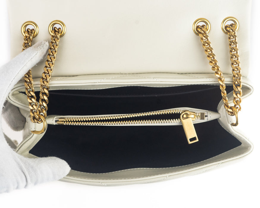 Saint Laurent Small Loulou Matelassé Leather Shoulder Bag