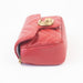 Gucci gg Marmont Leather Super Mini Bag Red