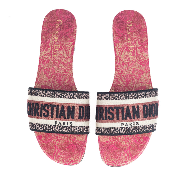 Christian Dior Dway Slides Cherry