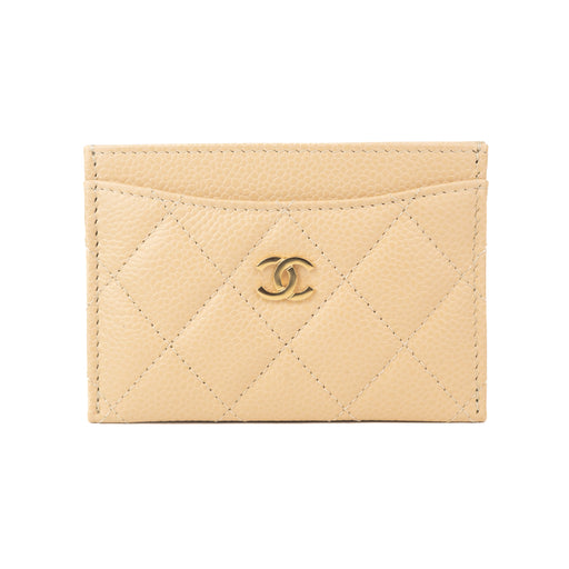 Chanel Classic Card Holder in Beige