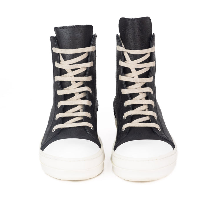 Rick Owens Hightop Leather Sneakers 