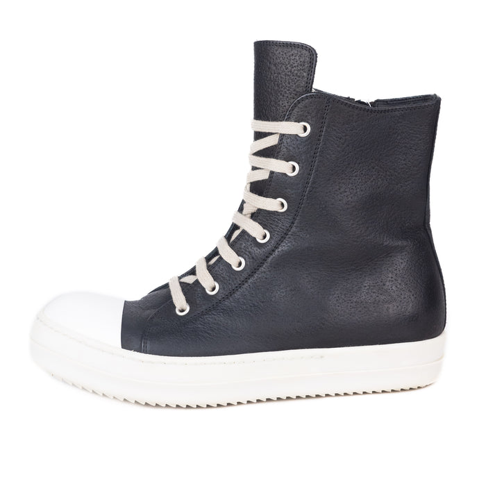 Rick Owens Hightop Leather Sneakers 