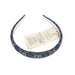 Gucci GG Denim Headband in Blue and Ivory