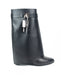 Givenchy Shark Lock Ankle Boots in Black Leather