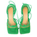 Bottega Veneta Stretch Sandals in Grass