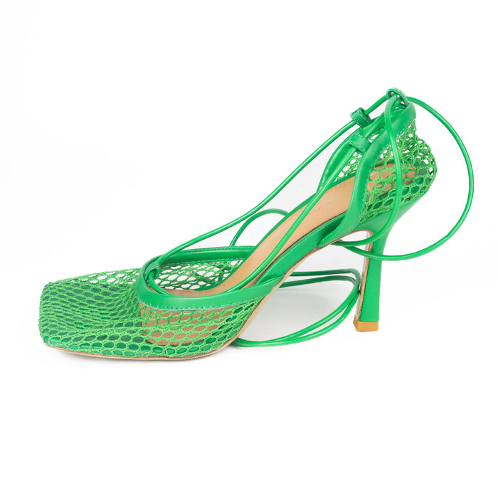 Bottega Veneta Stretch Sandals in Grass