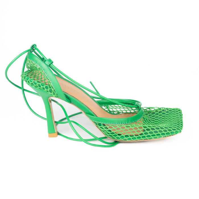 Bottega Veneta Stretch Sandals in Grass