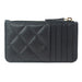 Chanel Classic Zipped Card Holder in Black