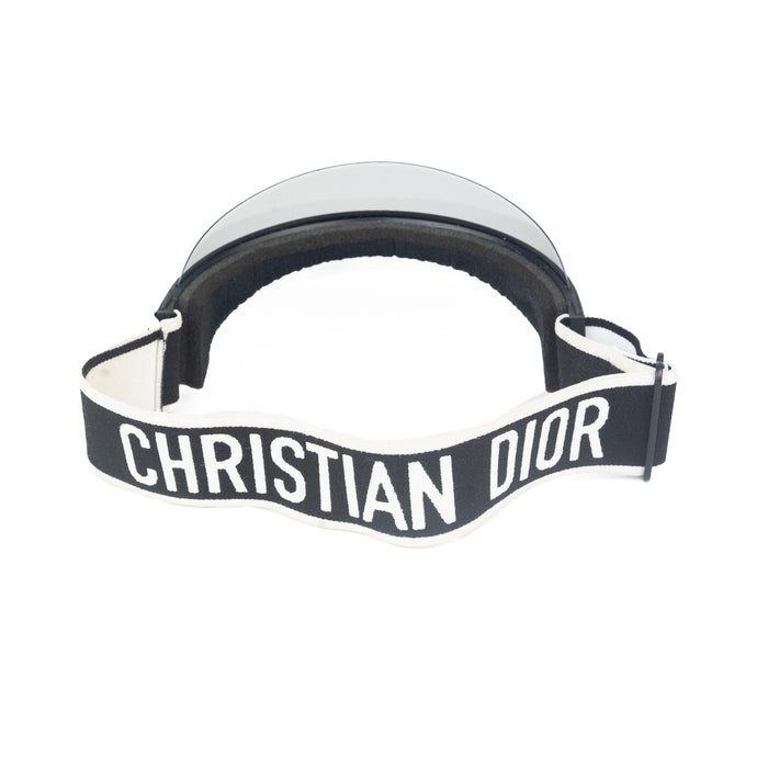 Dior Club 1 Visor in Black and White