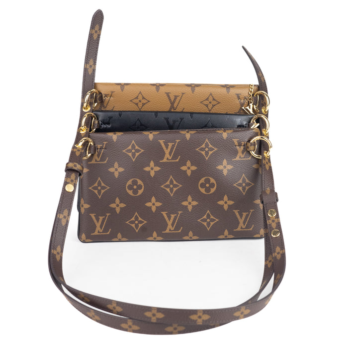  Louis Vuitton Reverse LV3 Pouch in Monogram Canvas